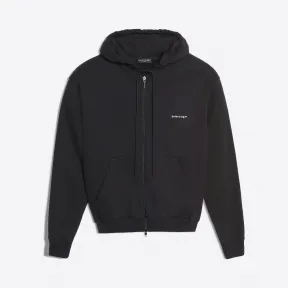 巴黎世家/Balenciaga 黑色 BALENCIAGA®'连帽开衫 12255412ho