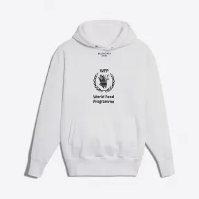 巴黎世家/Balenciaga OFFWHITE/BLACK 世界粮食计划署联名款连帽衫 12219737km