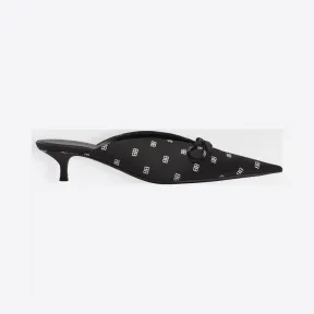 巴黎世家/Balenciaga ‎女士‎ ‎白色/黑色 ‎ ‎Knife BB穆勒鞋 ‎ | Balenciaga 548172-W1B80-1006