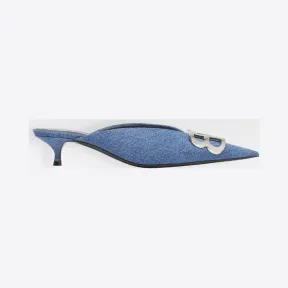 巴黎世家/Balenciaga BLEU JEANS BB牛仔布穆勒鞋 11619192jr