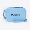 巴黎世家/Balenciaga 女士 BABY BLUE/BLACK Everyday加小号摄影包 | Balenciaga 552372-DLQ4N-4860