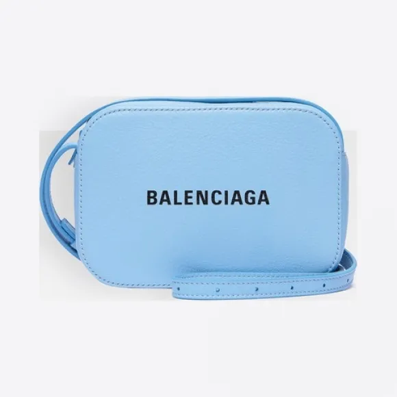 巴黎世家/Balenciaga 女士 BABY BLUE/BLACK Everyday加小号摄影包 | Balenciaga 552372-DLQ4N-4860