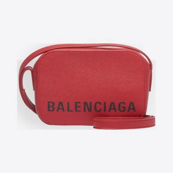 巴黎世家/Balenciaga 深红色 超小号Ville摄影包 45441760tu
