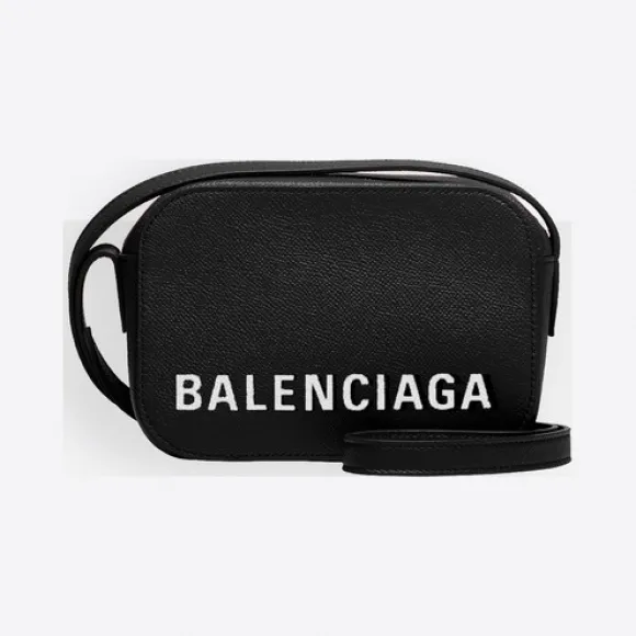 巴黎世家/Balenciaga Black / White 超小号Ville摄影包 45475058tm