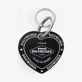 巴黎世家/Balenciaga 黑色 Casino心形钥匙环 51125604ni