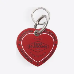 巴黎世家/Balenciaga VIVID RED Casino心形钥匙环 51125606lt