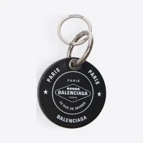 巴黎世家/Balenciaga 黑色 Casino圆形钥匙环 51125607mn