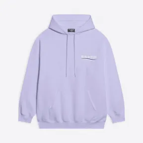 巴黎世家/Balenciaga 男士政治运动中号紫色连帽衫 600583TKVI93072