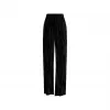 巴黎世家/Balenciaga 黑色 100% 人造丝 修身裤 605771TFQ061000