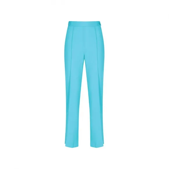 巴黎世家/Balenciaga 浅蓝 97% 羊毛 3% 弹性纤维 修身裤 621971TIT131666