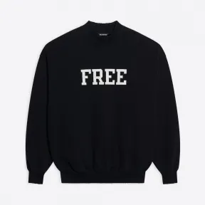 巴黎世家/Balenciaga 女士 FREE圆领衫 652981TKVD41070