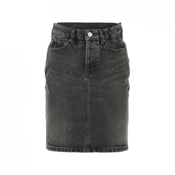 巴黎世家/Balenciaga 灰色 棉 100% 牛仔裙 657637TBP471440