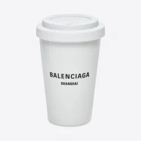 巴黎世家/Balenciaga 女士 城市系列SHANGHAI咖啡杯 666275T01019003
