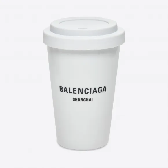 巴黎世家/Balenciaga 女士 城市系列SHANGHAI咖啡杯 666275T01019003