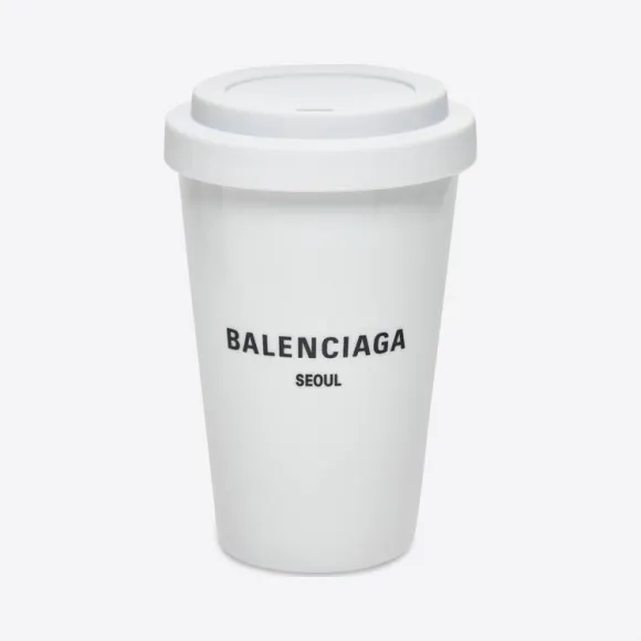 巴黎世家/Balenciaga 城市首尔白色咖啡杯 666275T01019007