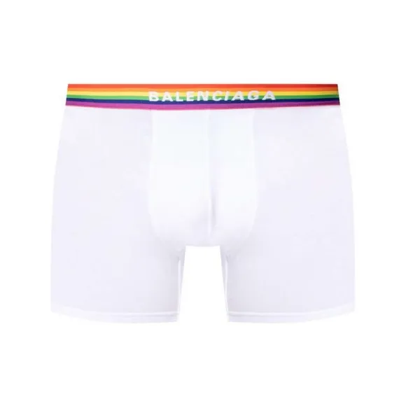 巴黎世家/Balenciaga 白色 93% 棉 7% 弹性纤维 三角裤 6708124A8B89000