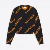 巴黎世家/Balenciaga 女士 满印LOGO针织衫 671576T32001018