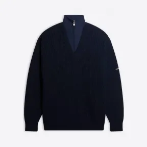 巴黎世家/Balenciaga 男士蓝色 V 领分层运动服 675274T16118065