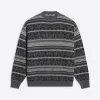 巴黎世家/Balenciaga 男士 Fairisle 灰色圆领衫 675280T16121240
