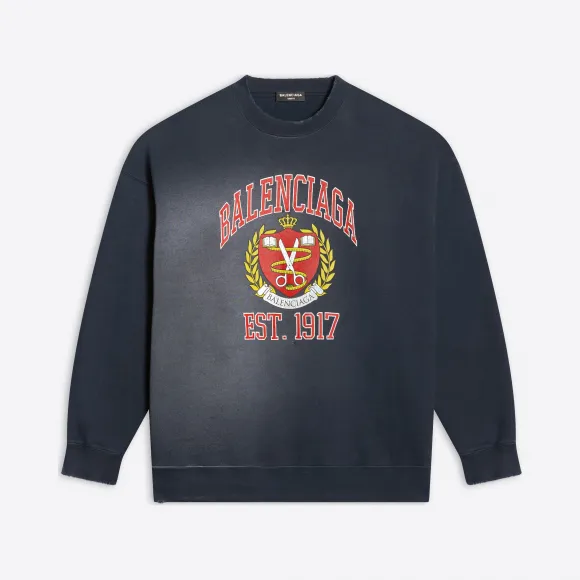 巴黎世家/Balenciaga 女士 COLLEGE圆领衫 676629TLV908067