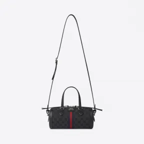 巴黎世家/Balenciaga 女士 HACKER小号帆布提花波士顿包 6801232103X1000