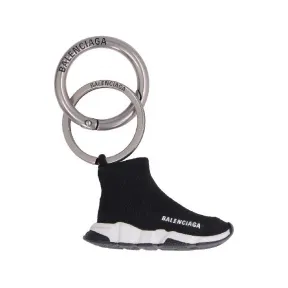 巴黎世家/Balenciaga 黑色 50% 聚酯 50% 聚氨酯 钥匙圈 6827502104U1090