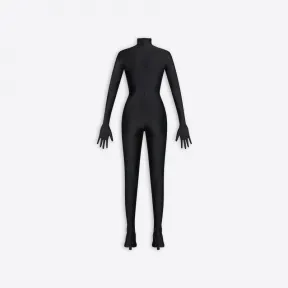 巴黎世家/Balenciaga 女式 Falkon 紧身连衣裤 Fr 36 码 鞋码 36 黑色 698978TEK901000