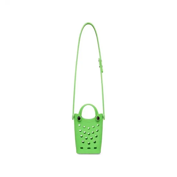 巴黎世家/Balenciaga Crocs™ Phone Holder With Strap in Green 702264210CC3107