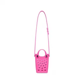 巴黎世家/Balenciaga Crocs™ Phone Holder With Strap in Pink 702264210CC5643