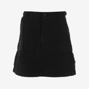 巴黎世家/Balenciaga 黑色 100％纯棉 迷你裙 704358TKP271000