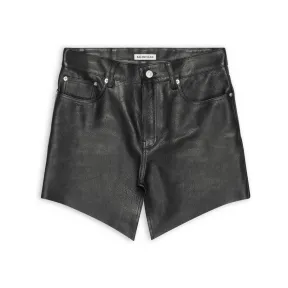 巴黎世家/Balenciaga Women's Cut-up Mini Skirt in Black 704680TMS181000