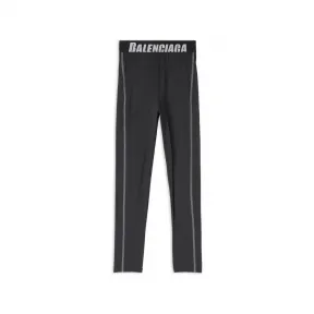 巴黎世家/Balenciaga Women's Athletic Cut Leggings in Black 7195204C3B21062