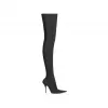 巴黎世家/Balenciaga Women's Knife 110mm Over-the-knee Boot in Black 719816W2ES01000