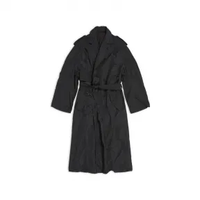 巴黎世家/Balenciaga Packable Trench in Black 720148TMO051000