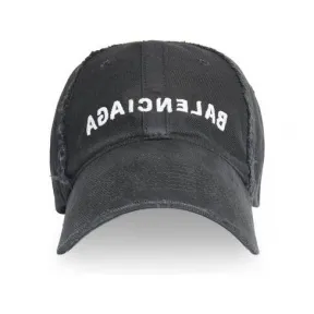 巴黎世家/Balenciaga Mirror Balenciaga 棒球帽 在 黑 723773-410B2-1077