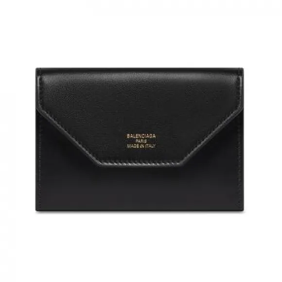 巴黎世家/Balenciaga 女式黑色开口环信封钥匙包 736731-2AABY-1061