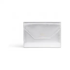 巴黎世家/Balenciaga 女式日本独家 - 银色金属开口环信封钥匙包 7367312AAYZ8110