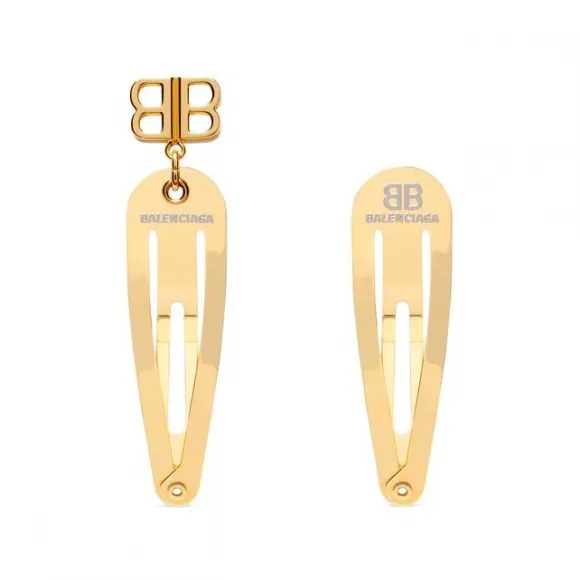 巴黎世家/Balenciaga Holli Xs号扣夹 Bb 组合 为 所有 在 金色 742945-TZ02G-0027