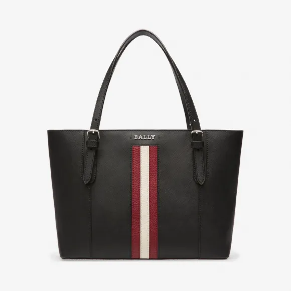 巴利/Bally 黑色皮革托特包 6211738