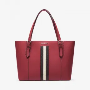 巴利/Bally 榴石色皮革托特包 6211741
