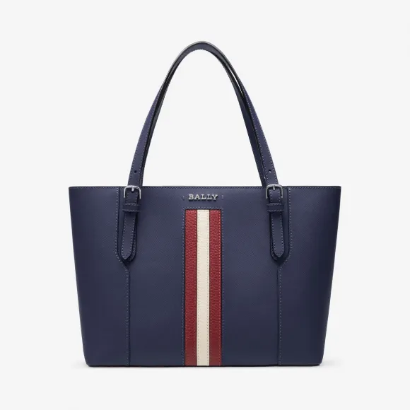 巴利/Bally 海蓝色皮革托特包 6211744