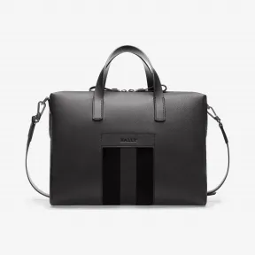 巴利/Bally 炭灰色皮革商务包 6214167