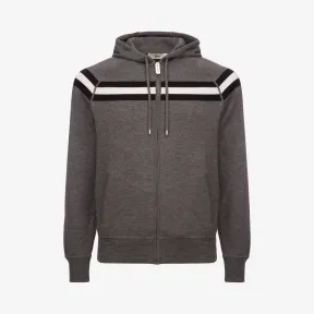 巴利/Bally 灰色针织羊毛连帽衫 6217305