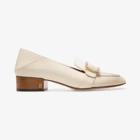 巴利/Bally 骨白色小牛皮高跟鞋鞋跟高度30mm 6217725