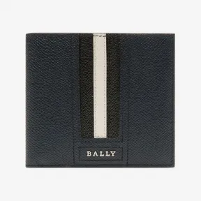 巴利/Bally 男士海军蓝 Teisel 皮革零钱包 6218015
