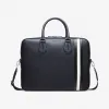 巴利/Bally 墨蓝色粒面皮革商务包 6218267