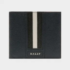 巴利/Bally 男士海军蓝 Teisel 皮革零钱包 6219955