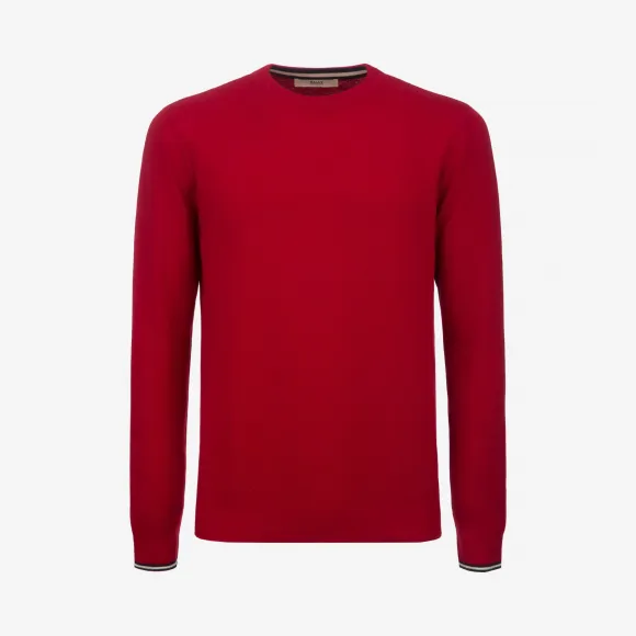 巴利/Bally  Bally 红羊毛针织套衫 6223457