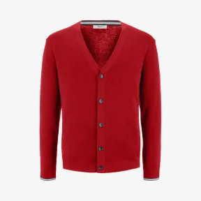 巴利/Bally  Bally 红羊毛针织开襟衫 6223462
