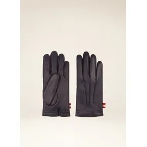 巴利/Bally 男士海军蓝皮手套 6223508